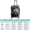 GFLFMXZW Travel Luggage Cover Elastic Suitcase Cover Animal Schnauzer Dog Luggage Covers Luggages Protector Covers for Travel Anti-Scratch Luggages Decorative Cover for Adult M view 2