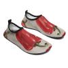 Water Shoes for Women Men Aqua Socks Quick-Dry Beach Shoes Red Bell Pepper Pattern Swim Shoes for Surf Yoga view 4