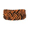 NHYONU Tiger Stripes Orange Pattern print Sports Headbands Sweatbands Moisture Wicking Absorbing Head Band Unisex Hairband, Black view 3