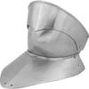 MEDIEVAL CRAFT Gothic Steel Gorget with Bevor, Medium, Silver view 1