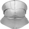 MEDIEVAL CRAFT Gothic Steel Gorget with Bevor, Medium, Silver view 3