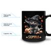 Hyturtle Personalized Halloween Black Cat Mug - Black Cat Gifts For Cat Lovers - Cat Gift For Women - Cat Gift For Girls - Halloween Decor - Birthday Gift - Custom Coffee Cup Ceramic Mug 11oz 15oz view 3