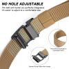 GOIACII Ratchet Tactical Gun Belt for Men Mens Golf Belt 1 3/8" Nylon Web Belt with Automatic Slide Buckle view 4