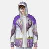 UPF 50+ Sun Protection Hoodie Jacket Full Zip Long Sleeve Sun Shirt Lavender Hot Air Balloon Fishing Shirt Xx-Large view 2