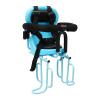 Ringmaster Kids Bike Seat Rear Mount Baby Bicycle Seat Cushion with Safety Belt and Foot Pedal,Safety Toddler Child Saddle Carrier Seat for Adult Bike (Blue) view 1