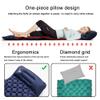 SHHUAOIL Camping Mattress Self-inflating,camping Mats for Sleeping,Convenient, Built-in Foot Pump, One-piece Inflatable Camping Mat with Storage Bag for Camping, Etc(Blue) view 2