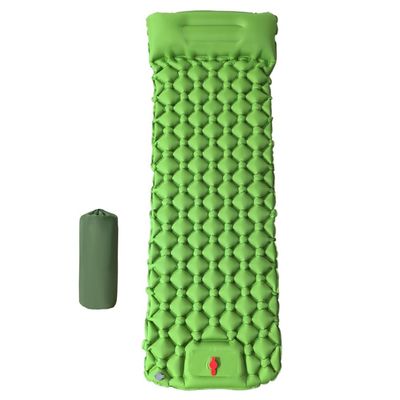 SHHUAOIL Camping Airbed,camping Beds for Adults,Built-in Foot Pump, TPU Waterproof, Foldable, Suitable for Outings Travelling Light Travelling for You(Army green)