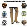 JCWGLY Fishing Boots for Men Women Hip Waders, PVC Lightweight Water Wader Boots with Anti Slip Sole, 10 Shoe Sizes(9) view 2