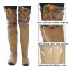 JCWGLY Fishing Boots for Men Women Hip Waders, PVC Lightweight Water Wader Boots with Anti Slip Sole, 10 Shoe Sizes(9) view 4