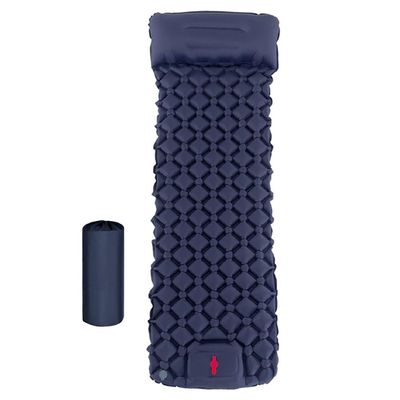 SHHUAOIL Camping Airbed,camping Beds for Adults,Built-in Foot Pump, TPU Waterproof, Foldable, Suitable for Outings Travelling Light Travelling for You(Navy blue)