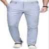 Maiyifu-GJ Mens Fashion Slim Fit Dress Pants Skinny Stretch Flat Front Suit Pant Casual Business Formal Trousers with Pockets (Blue,29) view 1