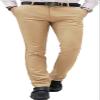 Maiyifu-GJ Men's Casual Business Dress Pants Fashion Slim Fit Stretch Flat Front Pant Lightweight Skinny Formal Trousers (Khaki,5X-Large) view 1