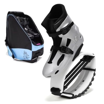 CYHTYM Kangaroo Jump Shoes Fitness Training Bouncing Shoelace Storage Backpack, Unisex Moon Boots/Anti-Gravity Running Boots(X-Large)
