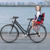 Pxolerig Kids Bike Seat, Portable Retractable Foldable Front Mounted Child Bike Seat, Soft Saddle Chair w/Foot Pedal for All Types of Bicycles(Red) view 4
