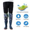 JCWGLY Outdoor Fishing Boots Hip Waders for Men Women, 60cm High Knee Wader Boots Waterproof Lightweight for Fishing Hunting(10.5) view 3