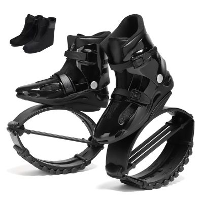 CYHTYM Kangaroo Jump Shoes Adult Fitness Training Jump Shoes/Anti-Gravity Running Boots, Detachable Socks, Load 30-110kg(Medium)