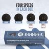 Raquex Progression Squash Balls (Mixed Box of 4 Balls) 4 x Speeds Per Box: Competition Double Yellow Dot, Yellow Dot, Red Dot, Blue Dot. WSF Approved Squash Ball view 2