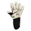 GK Saver Football Goalkeeper Goalie Gloves |Anti-Slip Grip Palms |Alpha Pro Series |Goalkeeping GK Gloves Size 6 to 11 (Alpha White A3, Size 7) view 2