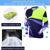 CGJSY Men's Cycling Jersey Quick-Dry Off-Road Mountain Bike Outdoor Bicycle Clothes Long Sleeve Bicycle Clothing Bike Shirt Motorcycle(Purple,Medium) view 3