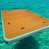 YJFEDCC PVC Inflatable Water Floating Bed, Inflatable Floating Board with EVA Non-Slip Pad, Inflatable Floating Row Floating Platform Inflatable Pad,2.5 * 3m/8.2 * 9.8ft view 1