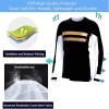 CGJSY Men's Cycling Jersey Quick-Dry Off-Road Mountain Bike Outdoor Bicycle Clothes Long Sleeve Bicycle Clothing Bike Shirt Motorcycle(Black,X-Small) view 3