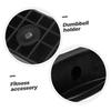 KOMBIUDA 6pcs Dumbbell Storage Rack Wear-resistant Dumbbell Stand for Home Gym Compact and Sturdy Weight Holder to Prevent Rolling and Floor Damage view 4