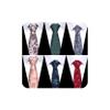 joy alice Tie For Men 6 PCS Necktie Woven Jacquard Neck Ties Set (Green Flower,Pink,Red,Grey) view 1