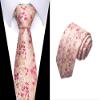 joy alice Tie For Men 6 PCS Necktie Woven Jacquard Neck Ties Set (Green Flower,Pink,Red,Grey) view 4