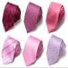 joy alice Tie For Men 6 PCS Necktie Woven Jacquard Neck Ties Set (Pink) view 1