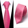 joy alice Tie For Men 6 PCS Necktie Woven Jacquard Neck Ties Set (Pink) view 4