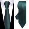joy alice Tie For Men 6 PCS Necktie Woven Jacquard Neck Ties Set (Solid Black,Green,Brown,Gray,Purple) view 3