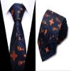 joy alice Tie For Men 6 PCS Necktie Woven Jacquard Neck Ties Set (Flower Purple,Brown,Pink,Green,Brown) view 3