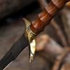 38-Inch Viking Sword with Scabbard  Handmade Damascus Steel Blade  Full Tang Norse Style  Uhtred-Inspired Medieval Sword Replica(WCS-MED) view 4