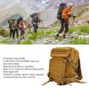 SPYMINNPOO Outdoor Backpack, 45L Large Capacity Mountaineering Bag for Travel Hiking Camping Khaki view 3