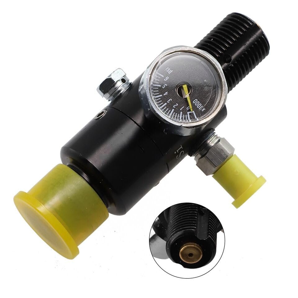 CHEEJAY Premium 4500psi HPA Air Tank Regulator with Stainless Steel Packing Joint