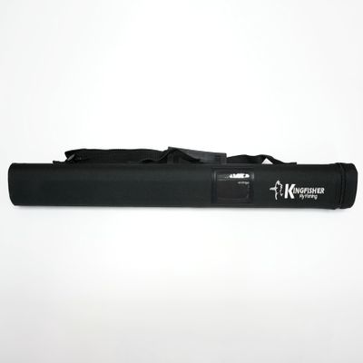 Kingfisher Fly Fishing Fly Fishing Triangular Rod Tube - 9' - Easy to Carry Complete Protection Storage Case - Works with Fresh + Saltwater Rods