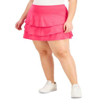 Ideology ID Flounce Skort Fiery Pink 2X