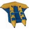 BOZHOUYUPIN 2-4 Rider Commercial Inflatable Fly Fish Towable Banana Boat Tube for Beach Game, as picture show view 1