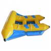 BOZHOUYUPIN 2-4 Rider Commercial Inflatable Fly Fish Towable Banana Boat Tube for Beach Game, as picture show view 4