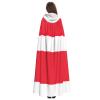 QASNLU Austrian flag print Halloween hooded cape decoration cape costumes for witches, Mardi Gras, Christmas view 4