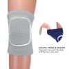 PATIKIL S Size Protective Knee Pads, 6 Pairs Sponge Volleyball Knee Pads Breathable Dance Knee Pads Brace for Women Men Football Basketball Workout, Grey view 3
