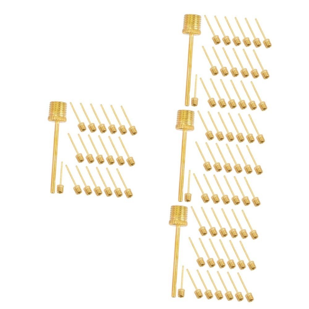 Happyyami 80pcs Inflation Needles Metal Pump Needles for Basketball Football Volleyball and More Quick Inflate Sports