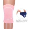 PATIKIL XS Size Protective Knee Pads, 3 Pairs Sponge Volleyball Knee Pads Breathable Dance Knee Pads Brace for Women Men Football Basketball Workout, Pink view 3