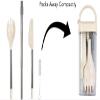 Generic Portable Travel Utensils Set,Reusable Utensils,Travel Camping Cutlery Set,Lunch Boxes Workplace Camping School Picnic with clip on case., medium, ALBOE122 view 2
