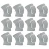 PATIKIL M Size Protective Knee Pads, 6 Pairs Sponge Volleyball Knee Pads Breathable Dance Knee Pads Brace for Women Men Football Basketball Workout, Grey view 1