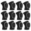 PATIKIL M Protective Knee Pads, 6 Pairs Sponge Volleyball Knee Pads Breathable Dance Knee Pads Brace for Women Men Football Basketball Workout, Black White view 1
