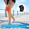 PATIKIL M Protective Knee Pads, 6 Pairs Sponge Volleyball Knee Pads Breathable Dance Knee Pads Brace for Women Men Football Basketball Workout, Black White view 4