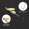 PATIKIL Fishing Spinners 1/4 oz, 5 Pack Single Hook Trout Lures Teardrop Fishing Lures Inline Spinner with Tackle Boxes for Freshwater Saltwater Fishing, Silver Tone view 4