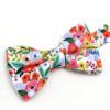 MACBANA Colorful Fun Pattern Pre-Tied Bow Tie Mens Floral Space Adjustable Bowtie F Pink Green Blue Floral01 view 3