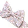 MACBANA Mens Cotton Floral Pre-tied Bowtie Flower Pattern Bow Tie for Wedding Groomsmen Party Light Peach view 4